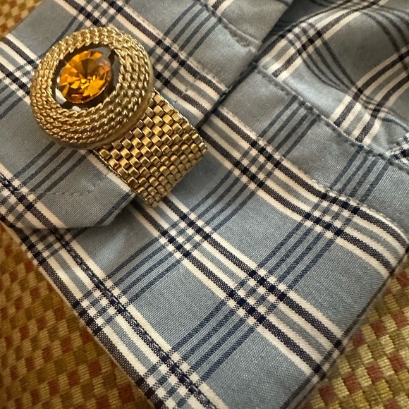 Handsome 3 pc Set Men’s Cuff Links & Tie Clip - Picture 6 of 10